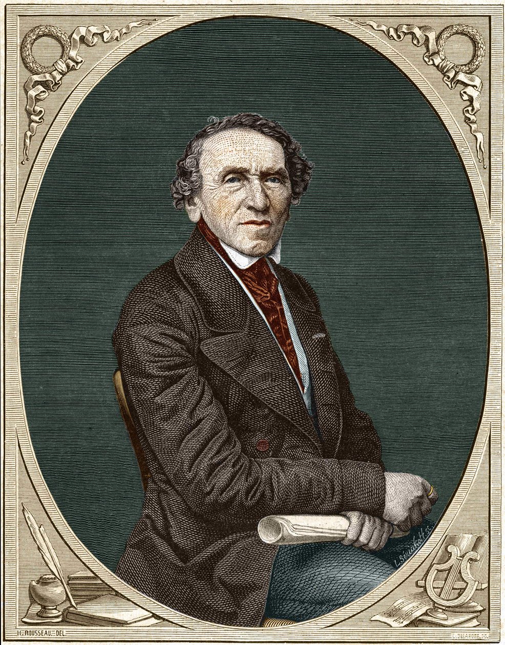 Portrait de Jakob Liebmann Meyerbeer (1791-1864), compositeur allemand. - Unknown artist