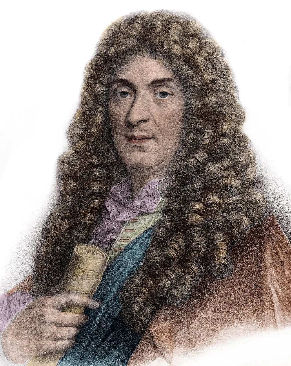 Portrait de Jean-Baptiste Lully - Gravure du 19e siècle - Unknown artist