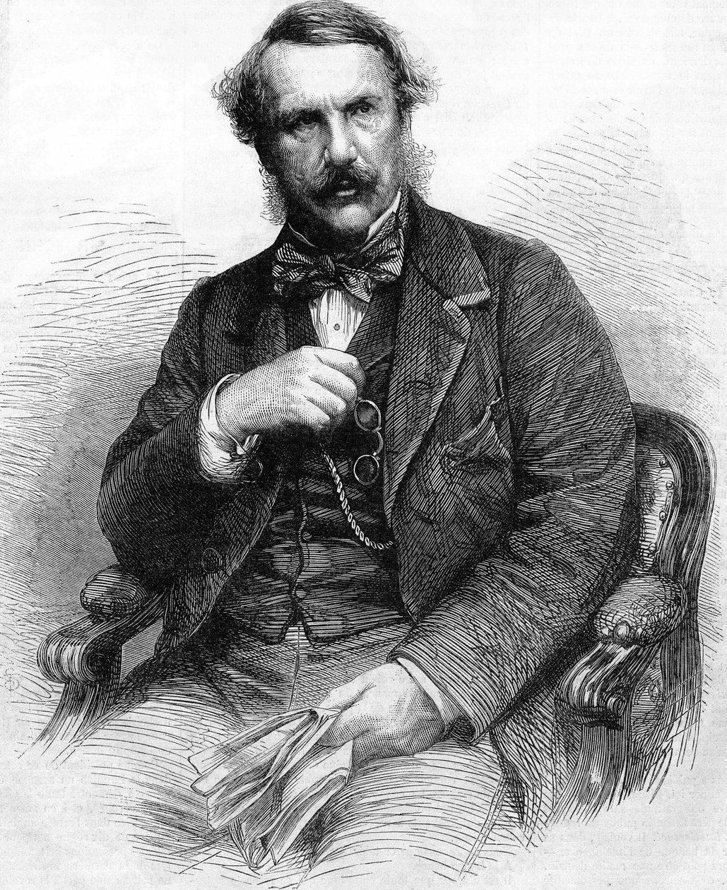 Portrait de John Laird Mair Lawrence. Administrateur britannique (1811 à 1879). Gouverneur de l