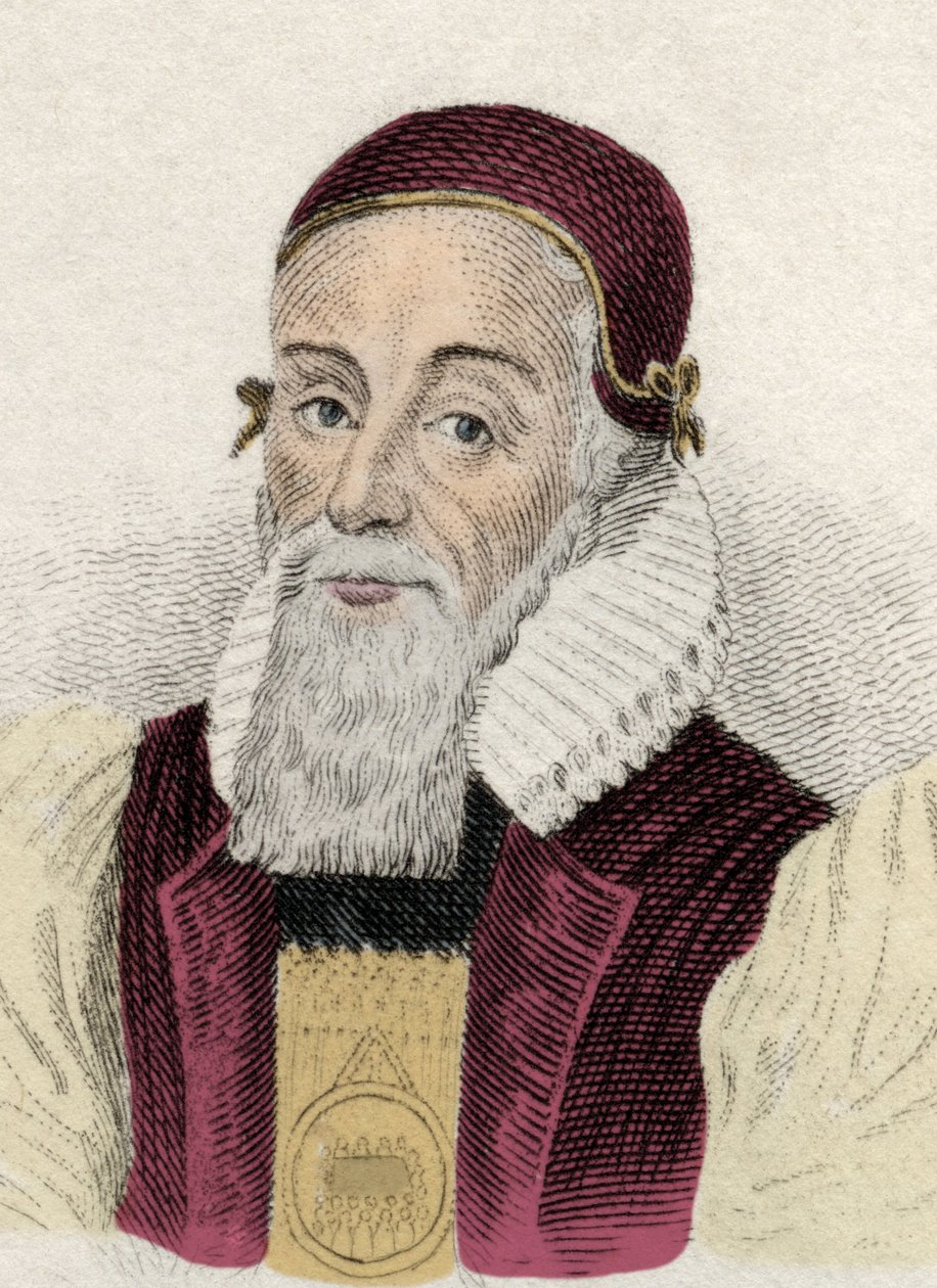 Portrait de Joseph Hall (1574-1656) évêque anglais - Unknown artist