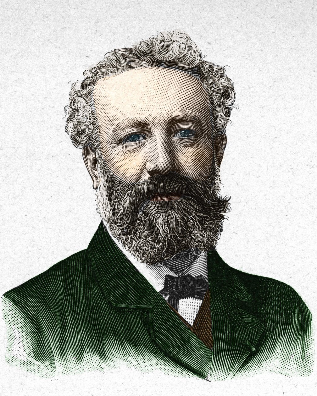 Portrait de Jules Verne, écrivain français (1828-1905) - Unknown artist