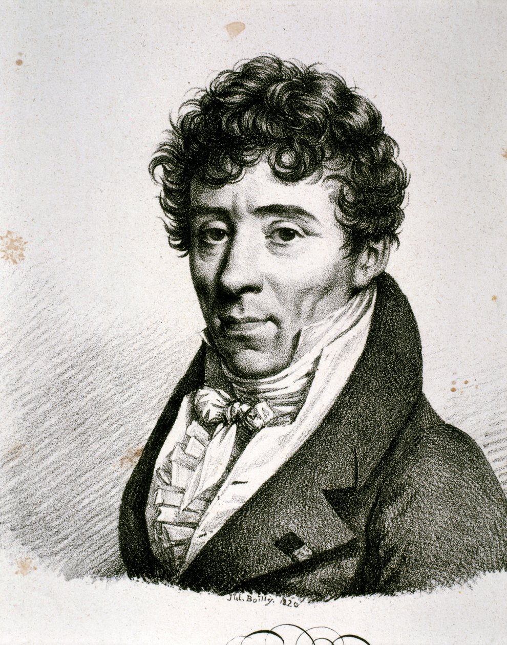 Portrait de Luigi Cherubini (eau-forte) - Unknown Artist