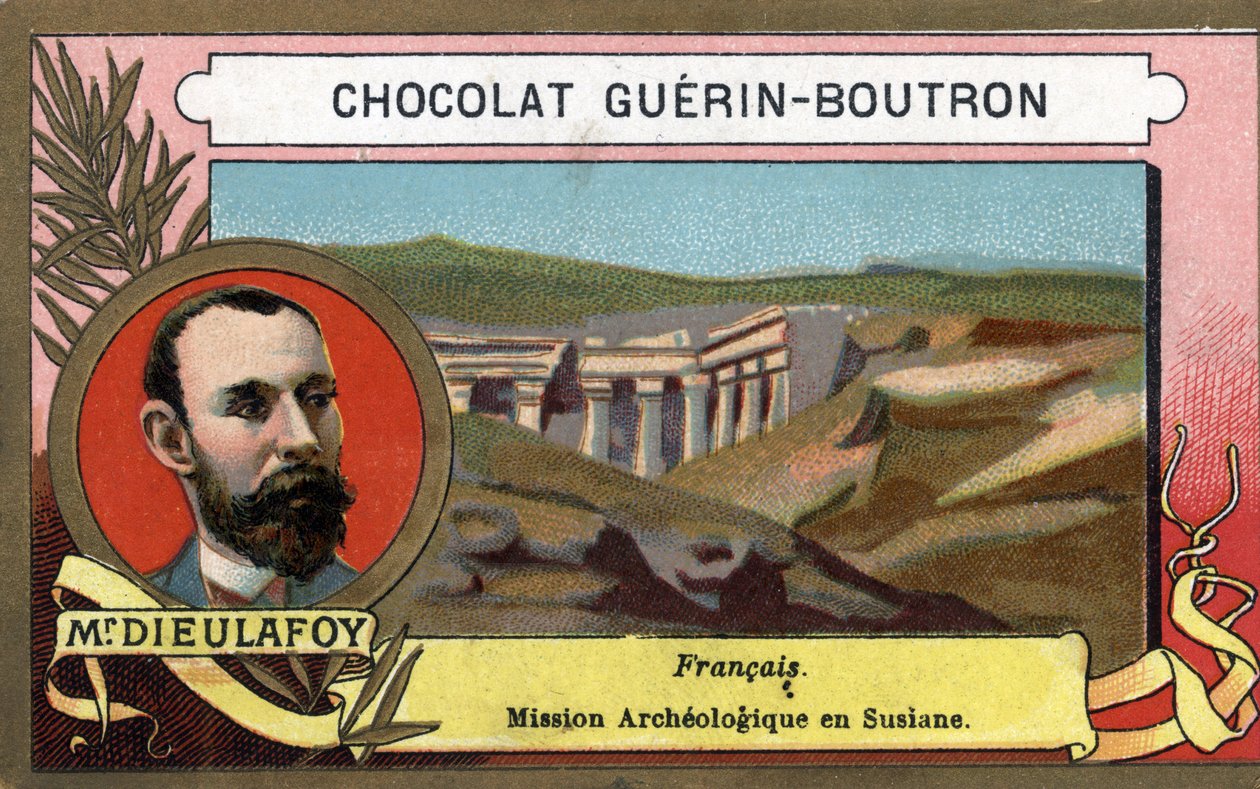 Portrait de Marcel Auguste Dieulafoy - Unknown artist