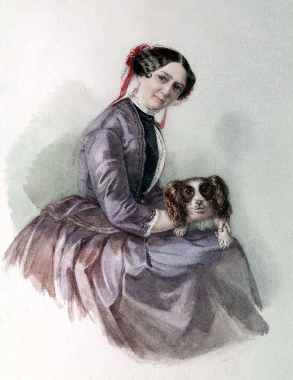 Portrait de Minna Wagner, épouse de Richard Wagner, Musée Wagner Bayreuth. - Unknown artist