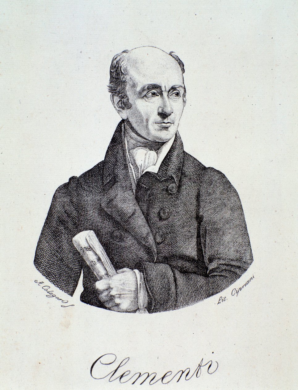 Portrait de Muzio Clementi (gravure) - Unknown artist