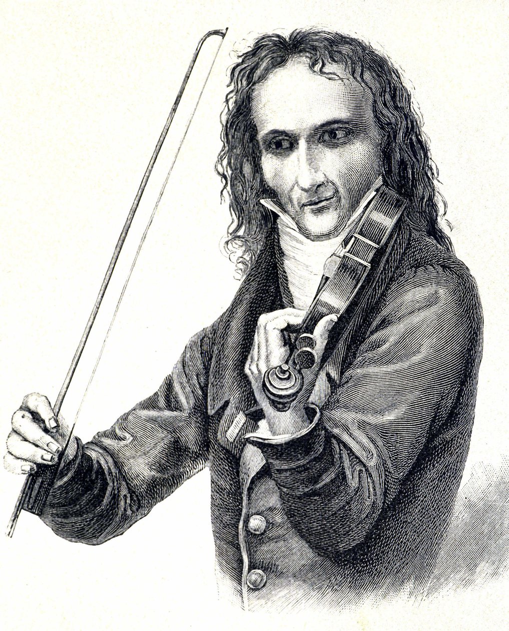 Portrait de Niccolò Paganini (1782-1840) - Unknown artist