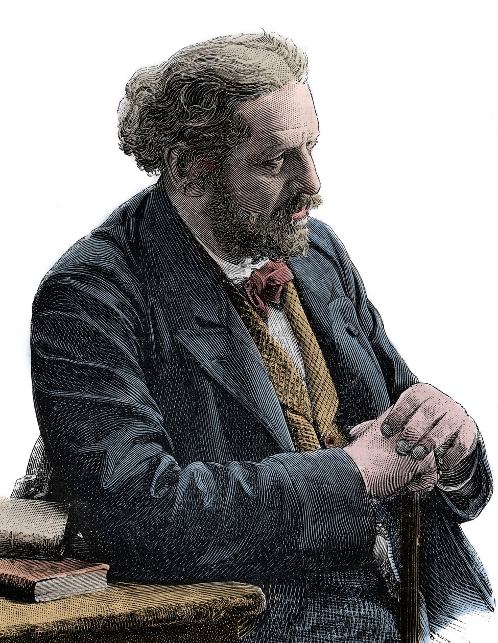 Portrait de Paul Jules Barbier (1825-1901) écrivain français - Unknown artist