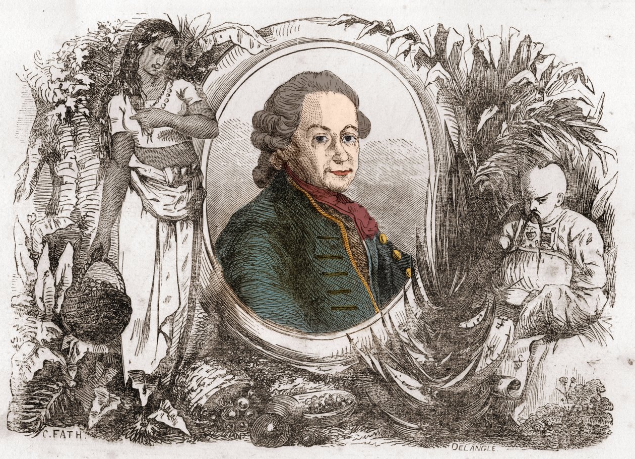 Portrait de Pierre Poivre (1719-1786), administrateur colonial et agronome français - Unknown artist