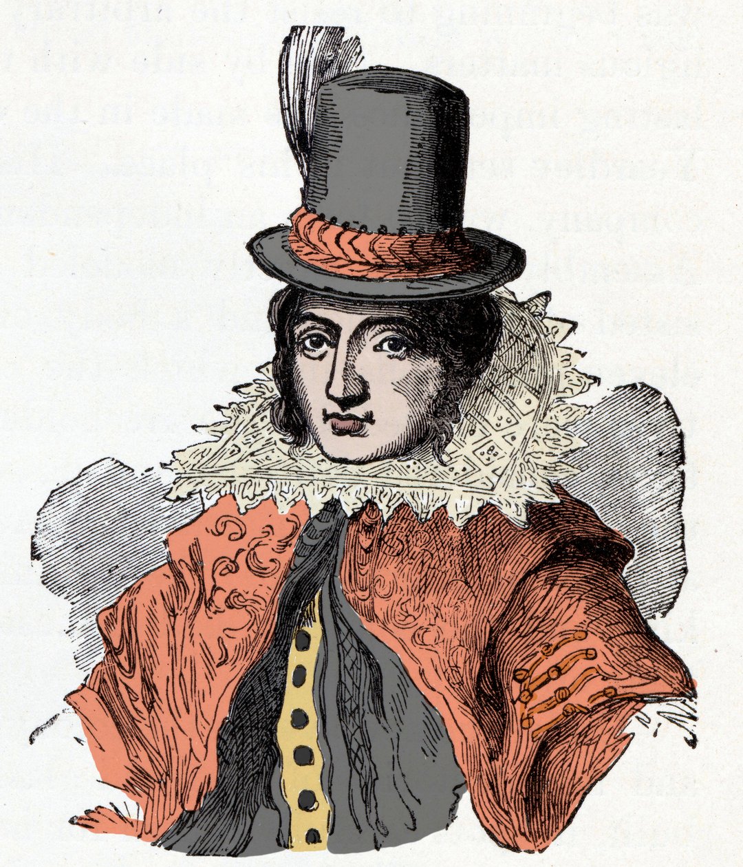 Portrait de Pocahontas (Matoaka, Amatute), puis Rebecca Rolfe (ca. 1595-1617) - Unknown artist