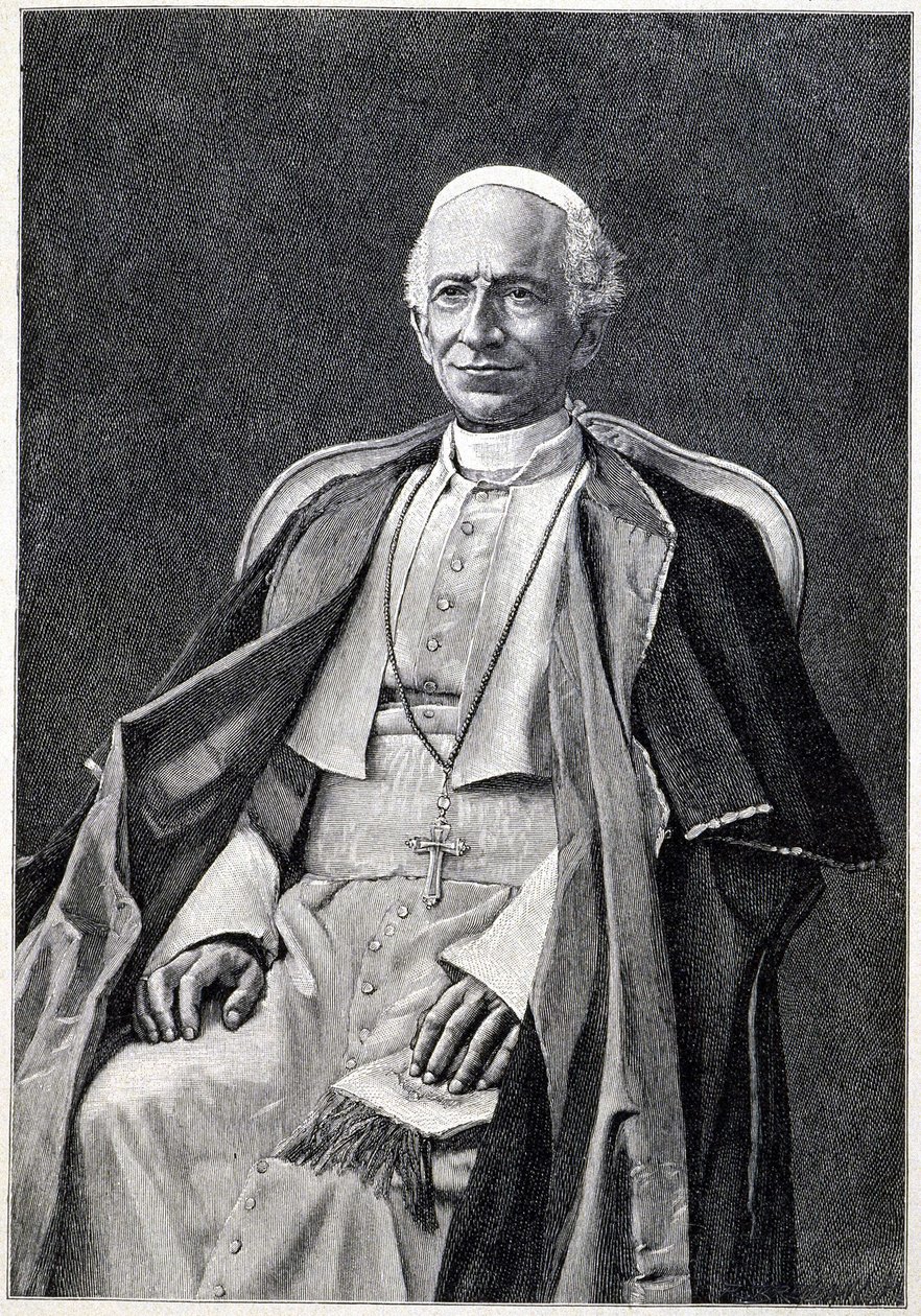 Portrait du Pape Léon XIII (1810-1903) - Unknown artist