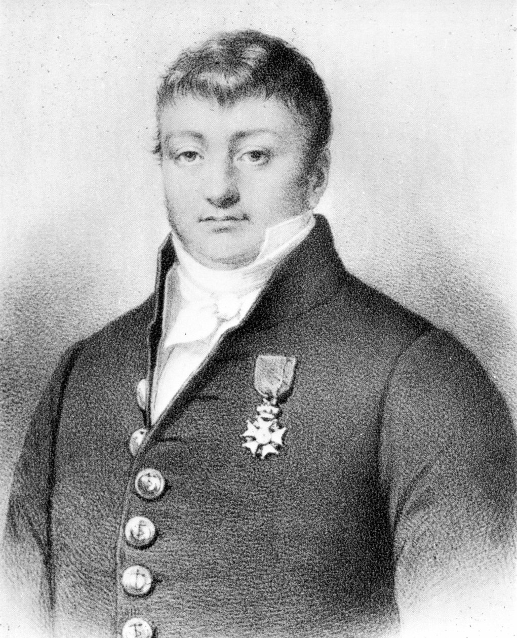 Portrait de Surcouf (1773 - 1827) - gravure - Unknown artist