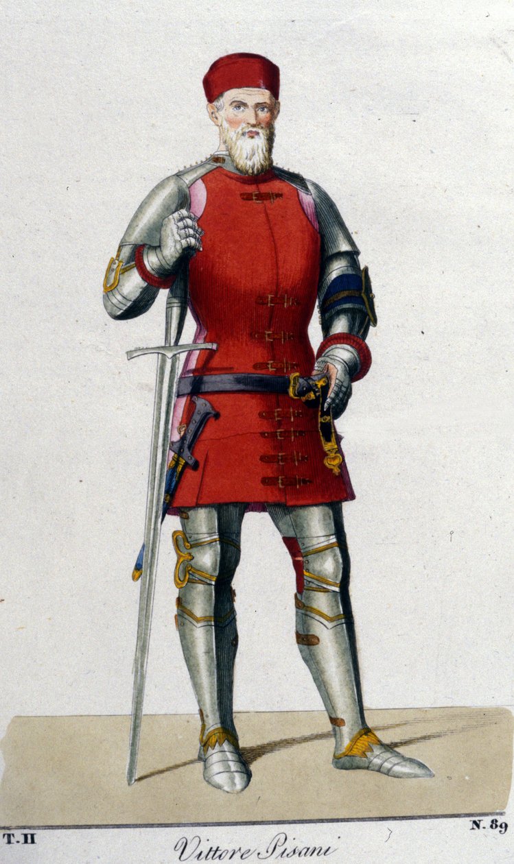 Portrait de Vittore Pisani. Amiral vénitien (1324 - 1380). - Unknown artist