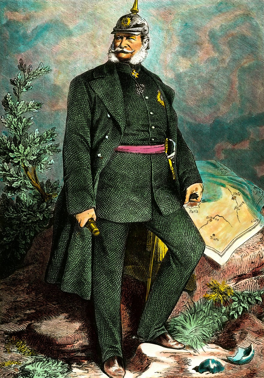 Portrait de Guillaume Ier (1797-1888), roi de Prusse et empereur d