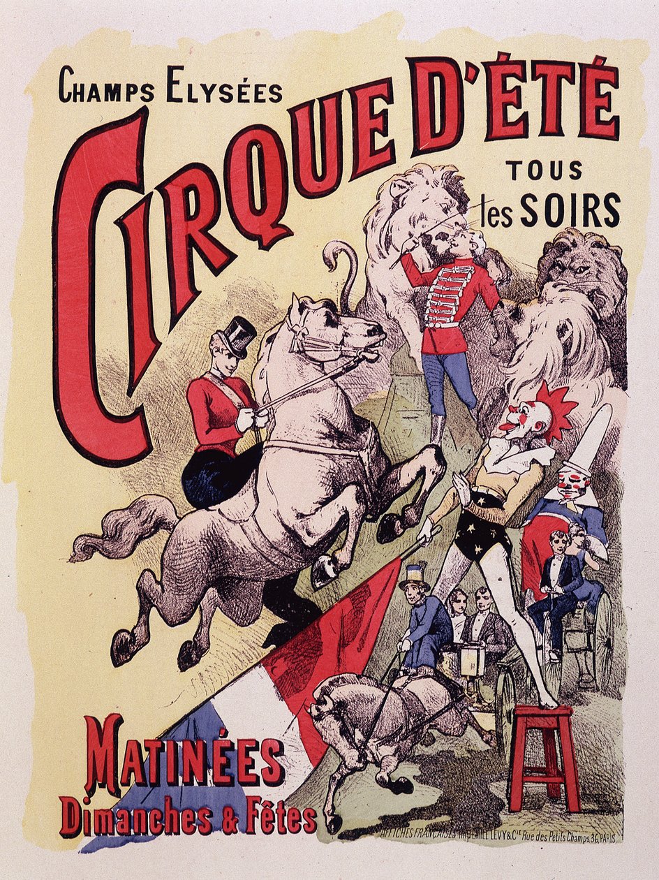 Affiche pour le Cirque d