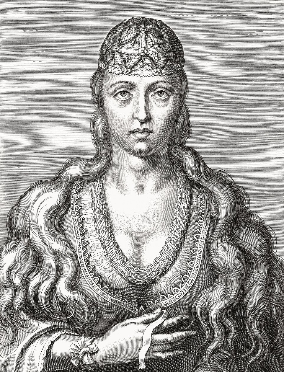Princesse Jeanne du Portugal. Joana. Portrait. - Unknown artist