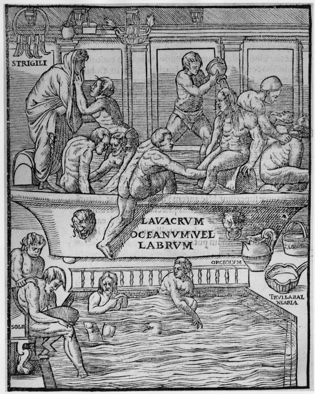 Bains publics - dans « Hieronymi Mercurialis » par Arte Gymanastica - Unknown artist