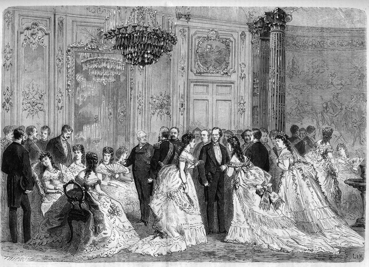 Réception du Président de la République Adolphe Thiers au Palais de l