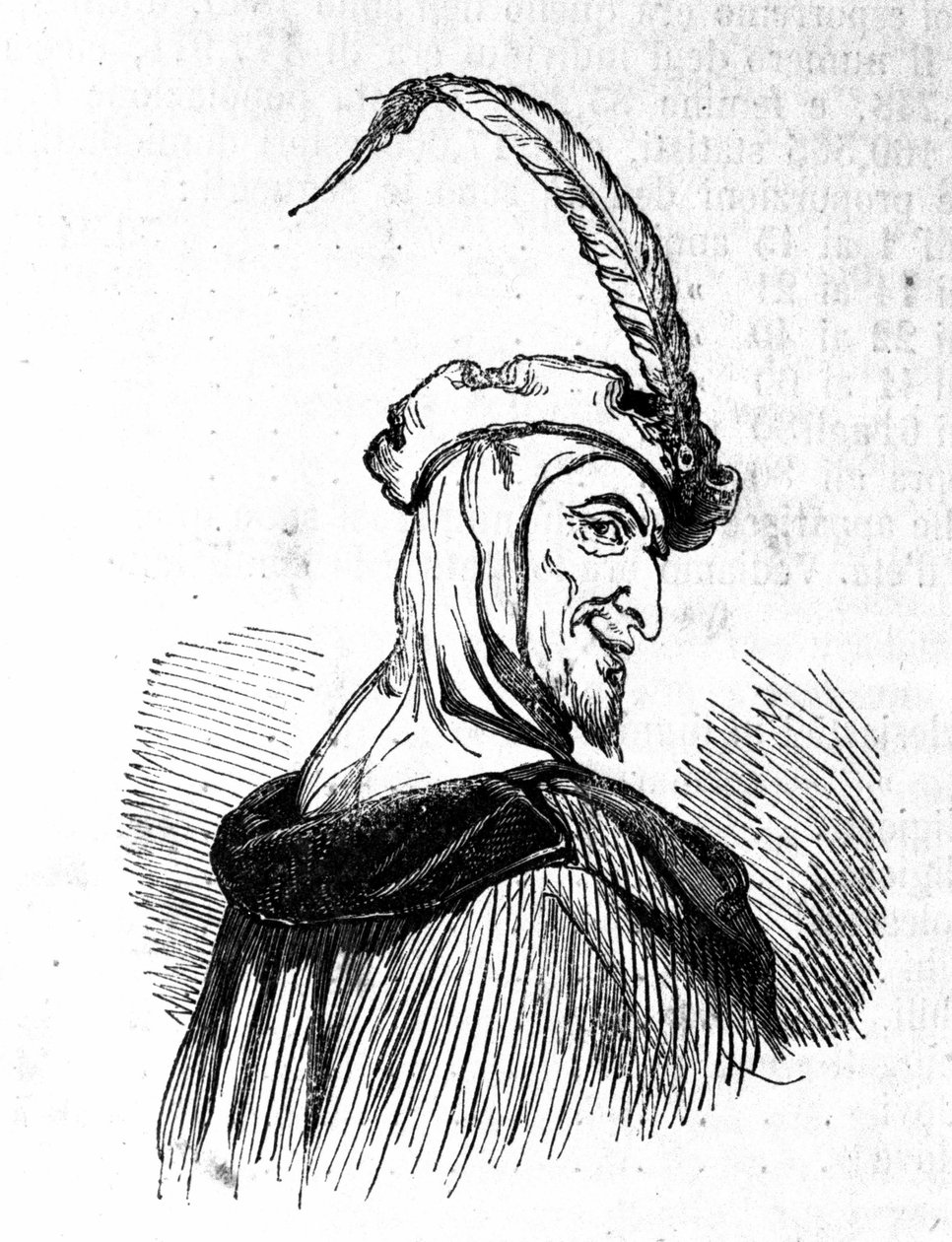 Représentation de Méphistophélès (Mephisto), personnage de la légende de Faust. Gravure du XIXe siècle - Unknown artist