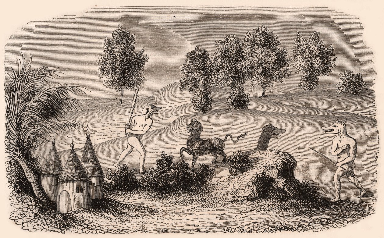 Représentation de tribus médiévales et d