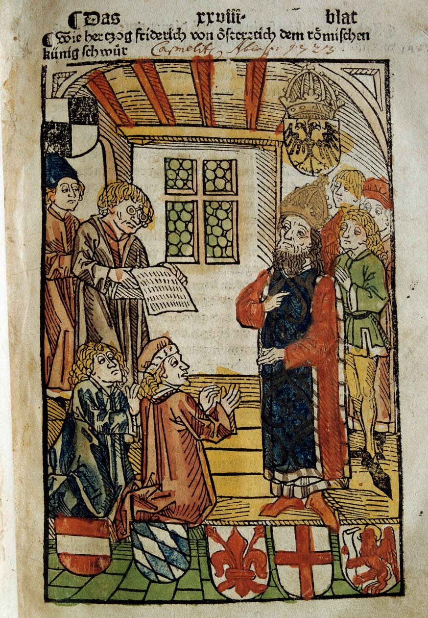 Représentation du Concile de Constance (1414-1418), convoqué par l