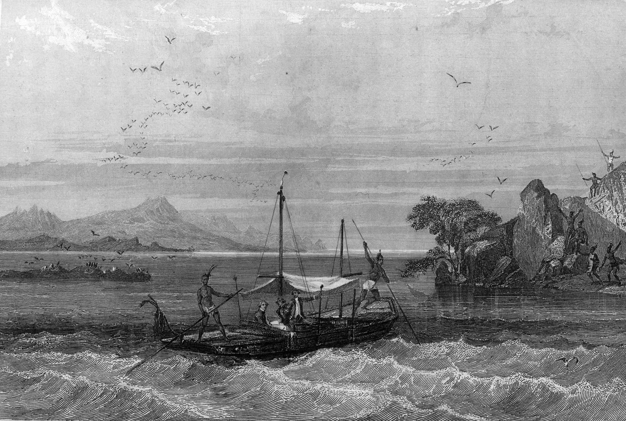 Robert Cavelier de La Salle (1643-1687) arrive à l
