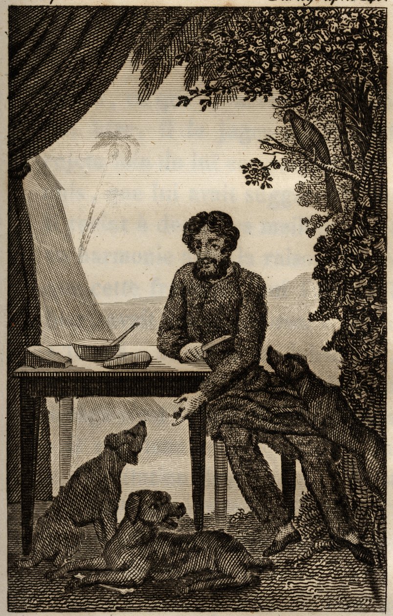 Les chiens de Robinson Crusoé attendent qu