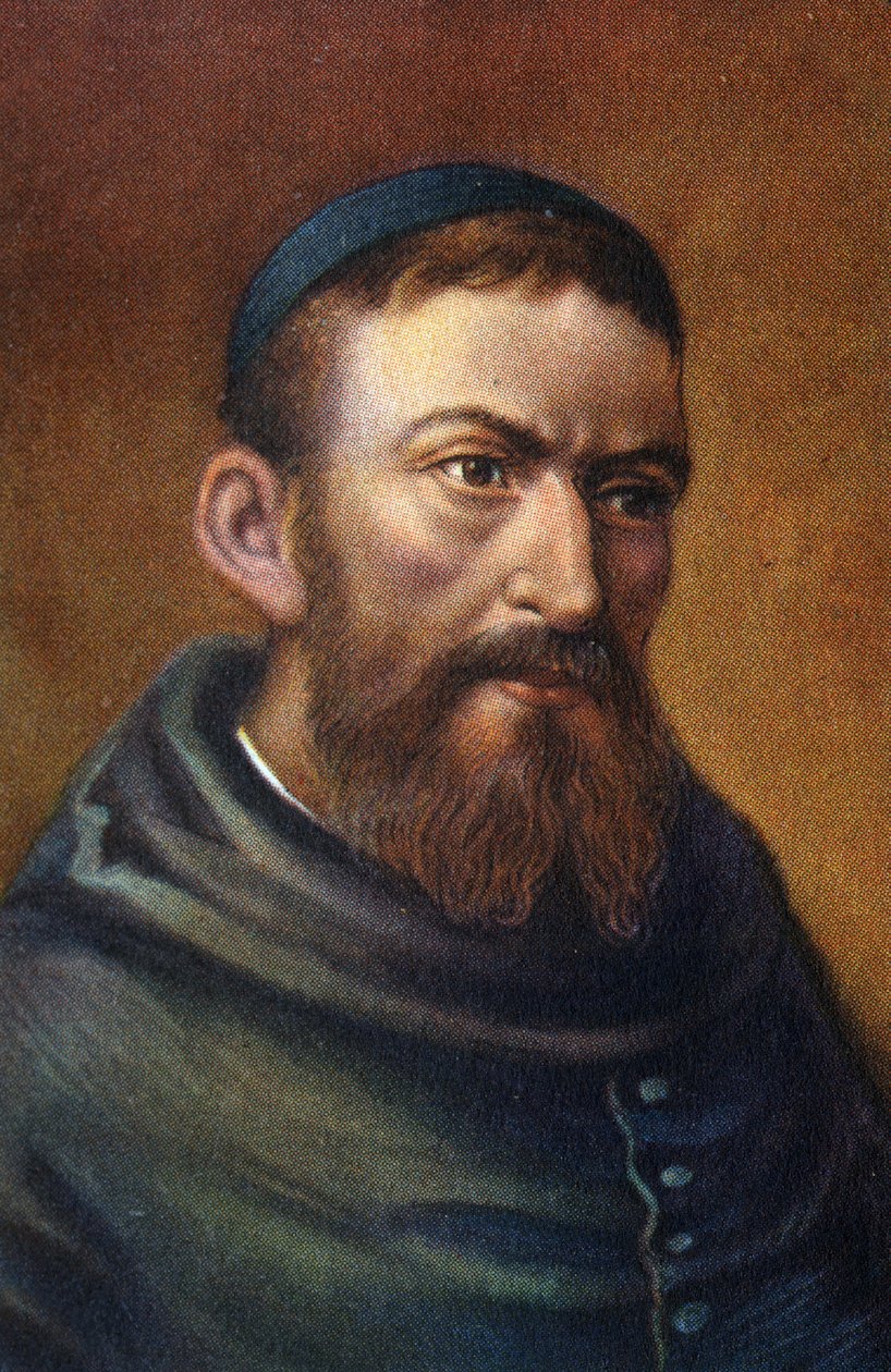 Saint Damien de Molokai : Portrait du Père Damien (Joseph De Veuster) - Unknown Artist