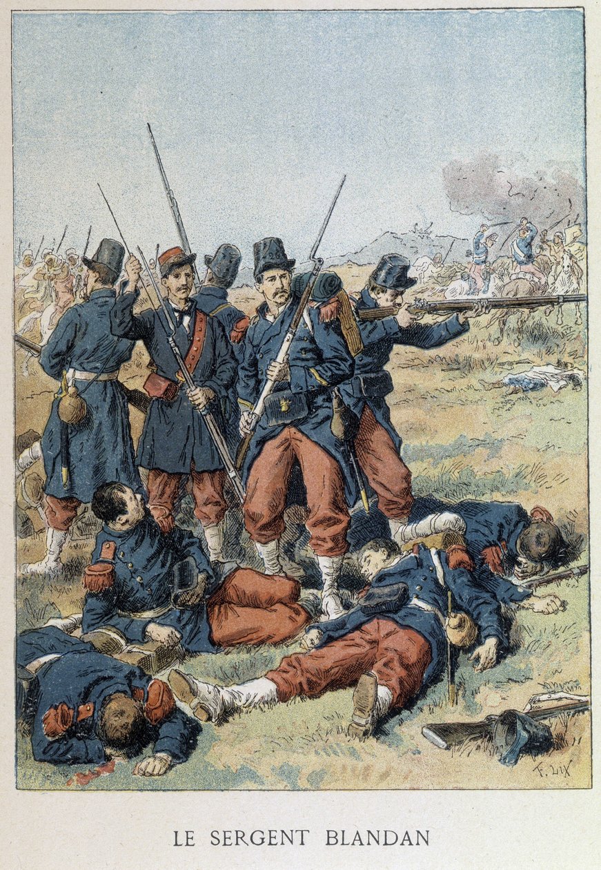 Le sergent Blandan mort lors de la conquête de l