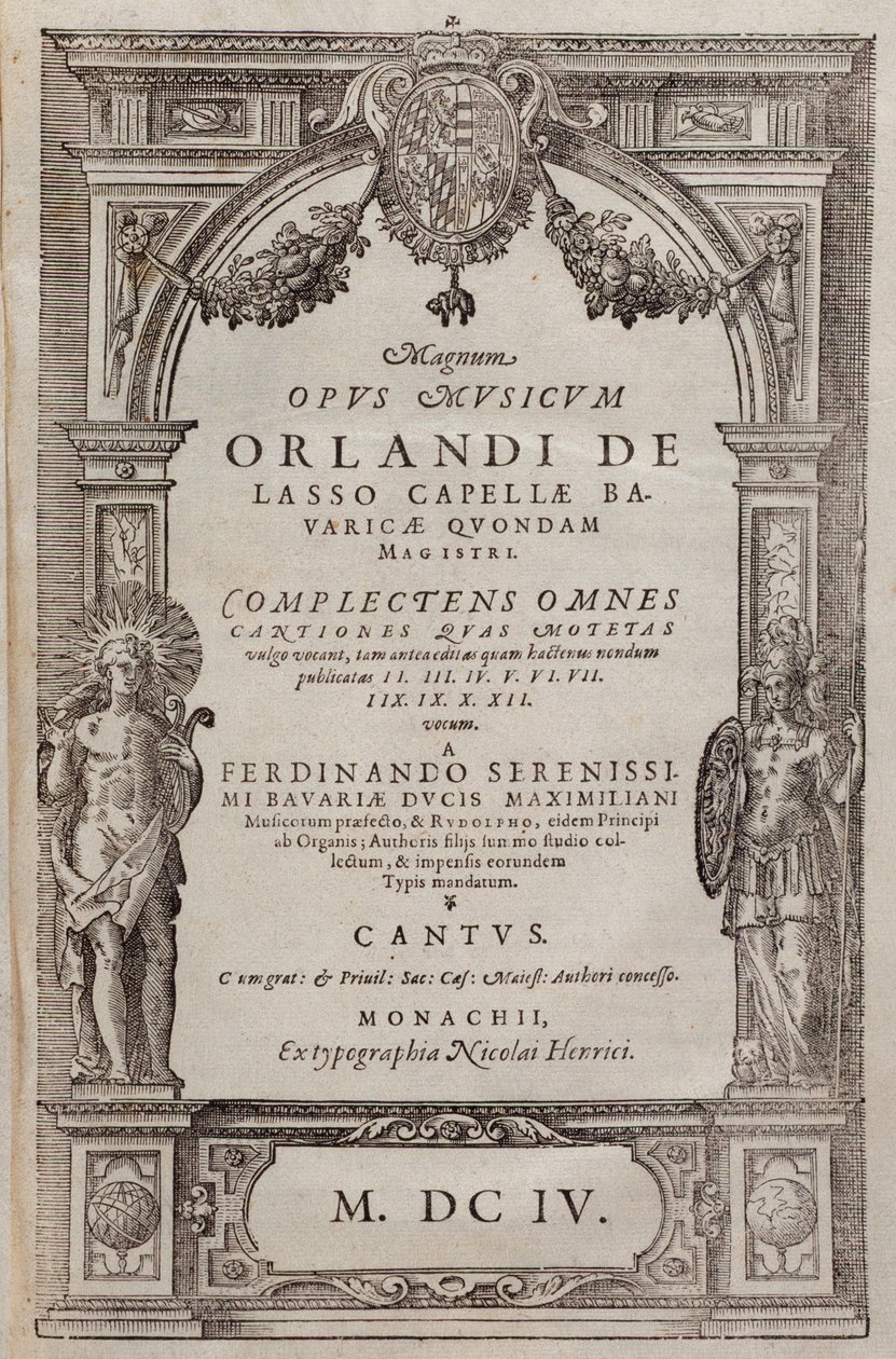 Partition des Psalmi Poenitentiales par Roland de Lassus (1604) - Unknown artist