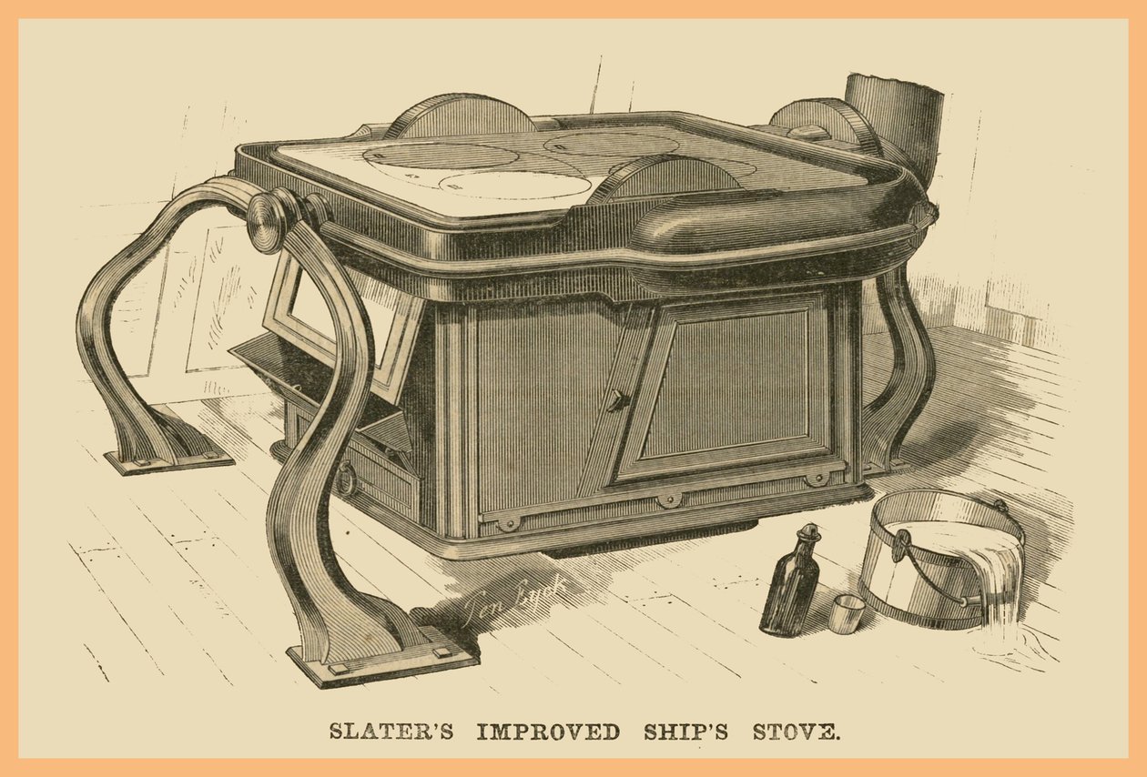 Slaters Improved Ships Stove - Unknown Artist