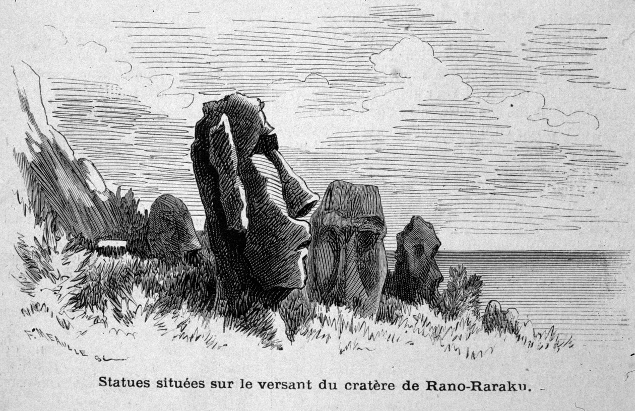 Statues situées sur l