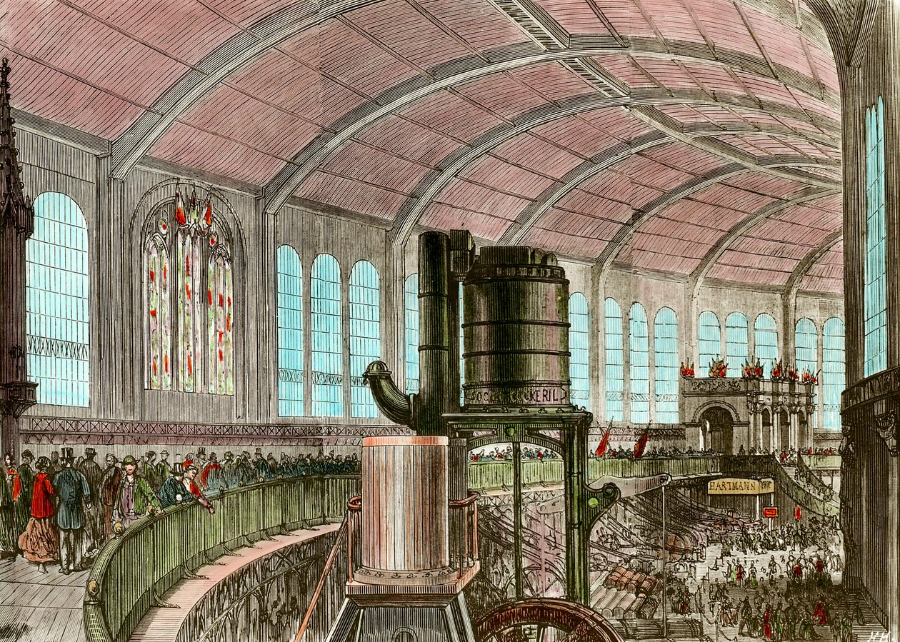 La galerie des machines Eiffel à l