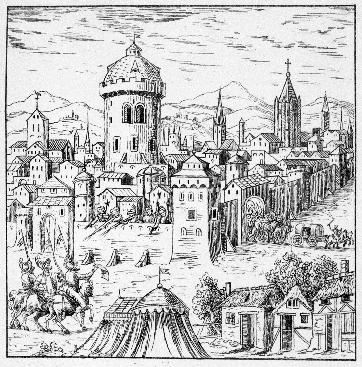 Les Huguenots à Amboise où se trouvait le roi François II (Conjuration d