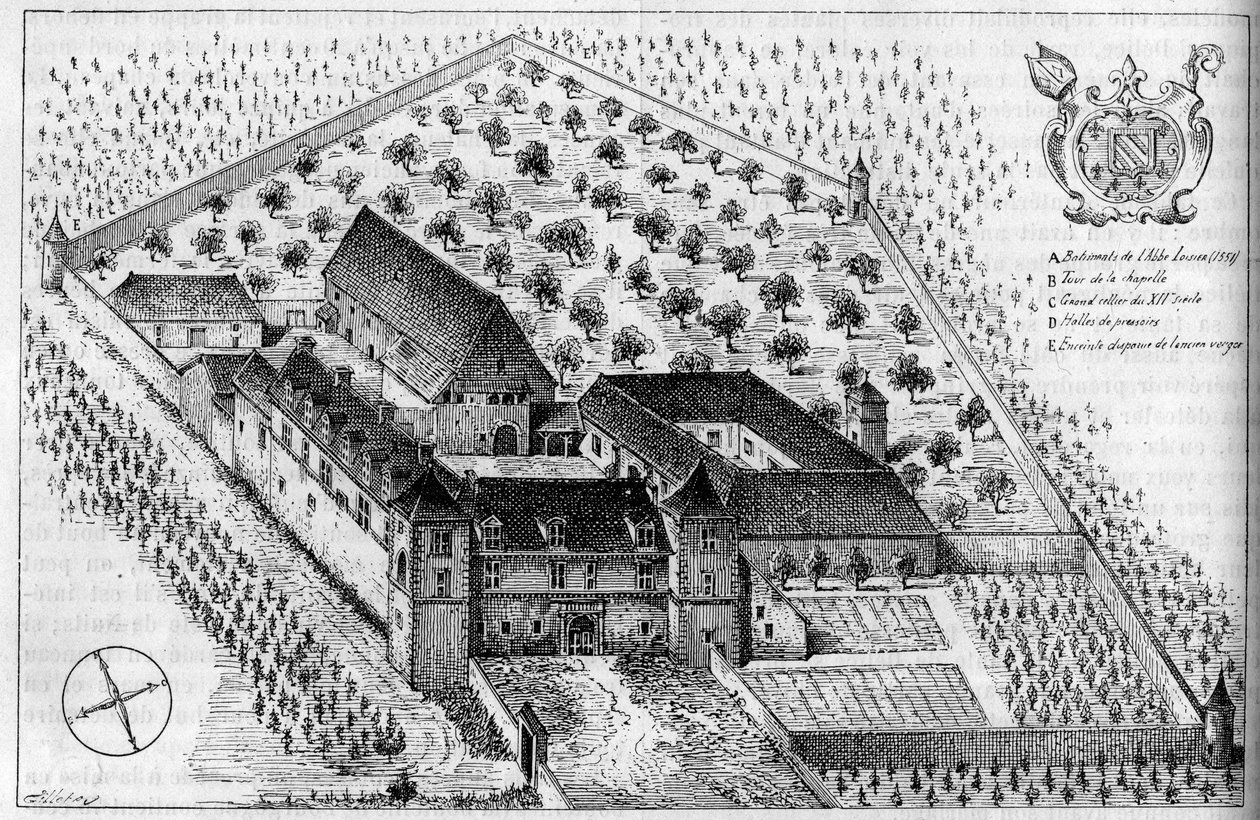 Les bâtiments du Clos de Vougeot (Côte-d