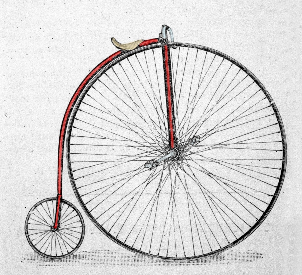 Le grand bi, ou grand-bi, a été inventé entre 1865 et 1870 - Unknown artist