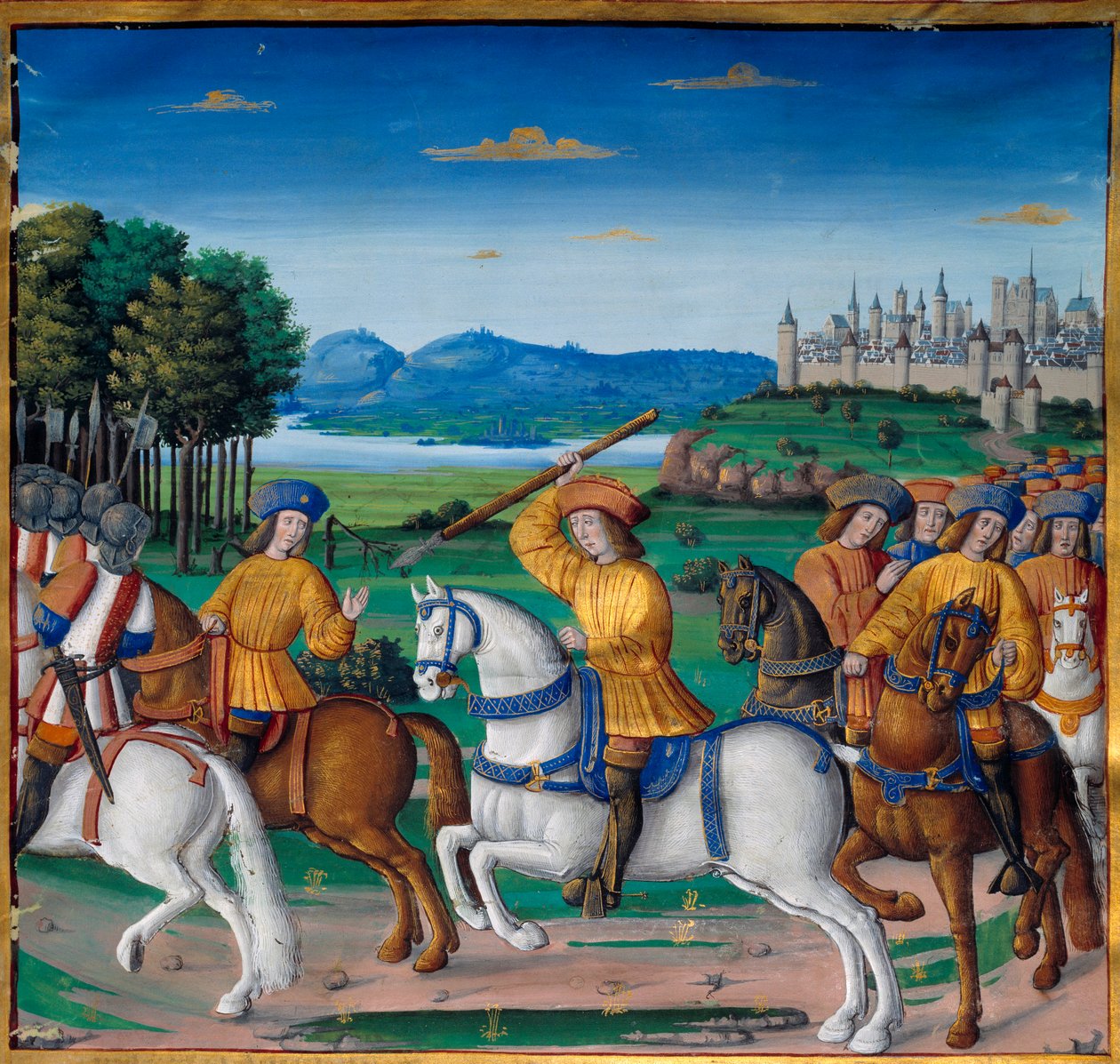 La folie de Charles VI (1368 - 1422). Le 5 août 1392, dans la forêt du Mans, il commence à avoir des crises de folie furieuse : criant à la trahison, il attaque sa propre troupe et tue quatre personnes. Chroniques d