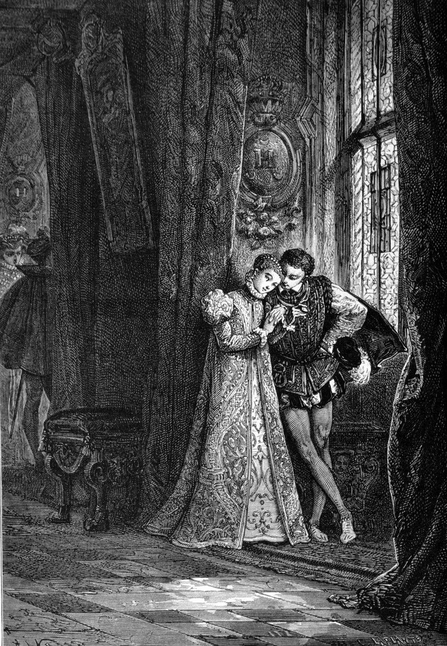 Les jeunes fiancés Marie Ire Stuart (1542 - 1587) et François II (1544 - 1560) aimaient se mettre à l