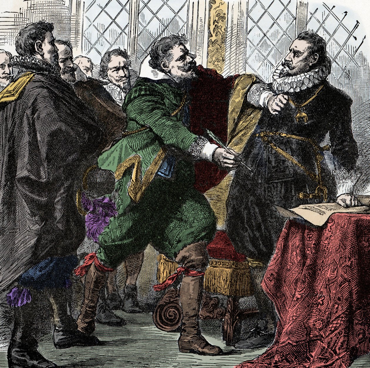 Guerre de Trente Ans : Signe-le, Nandel ! - Guerre de Trente Ans (1618-1648) : Le comte Paul Jakob von Starhemberg (1560-1635) demande à l