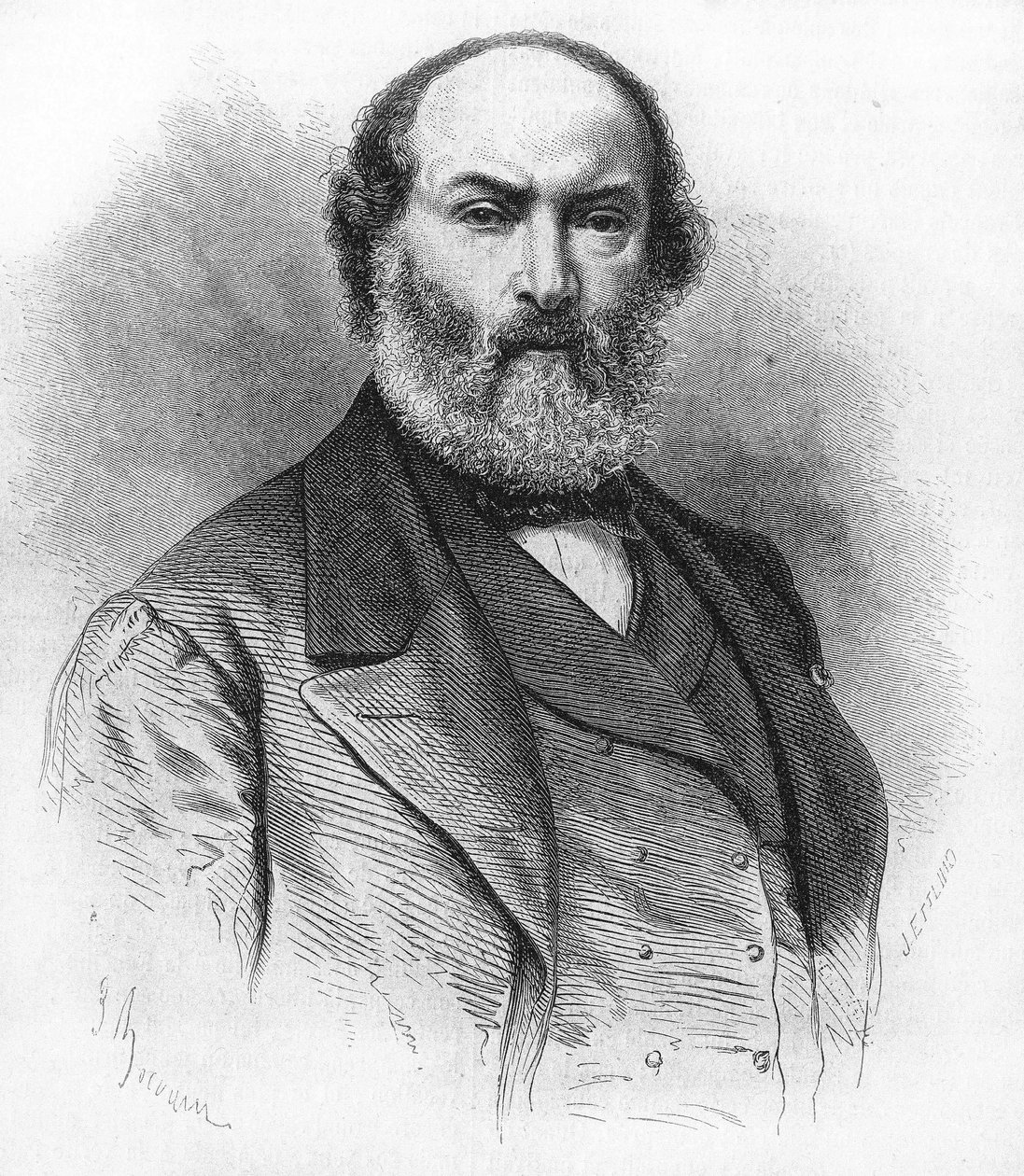 Théodore Rousseau (1812-1867), peintre français. - Unknown artist