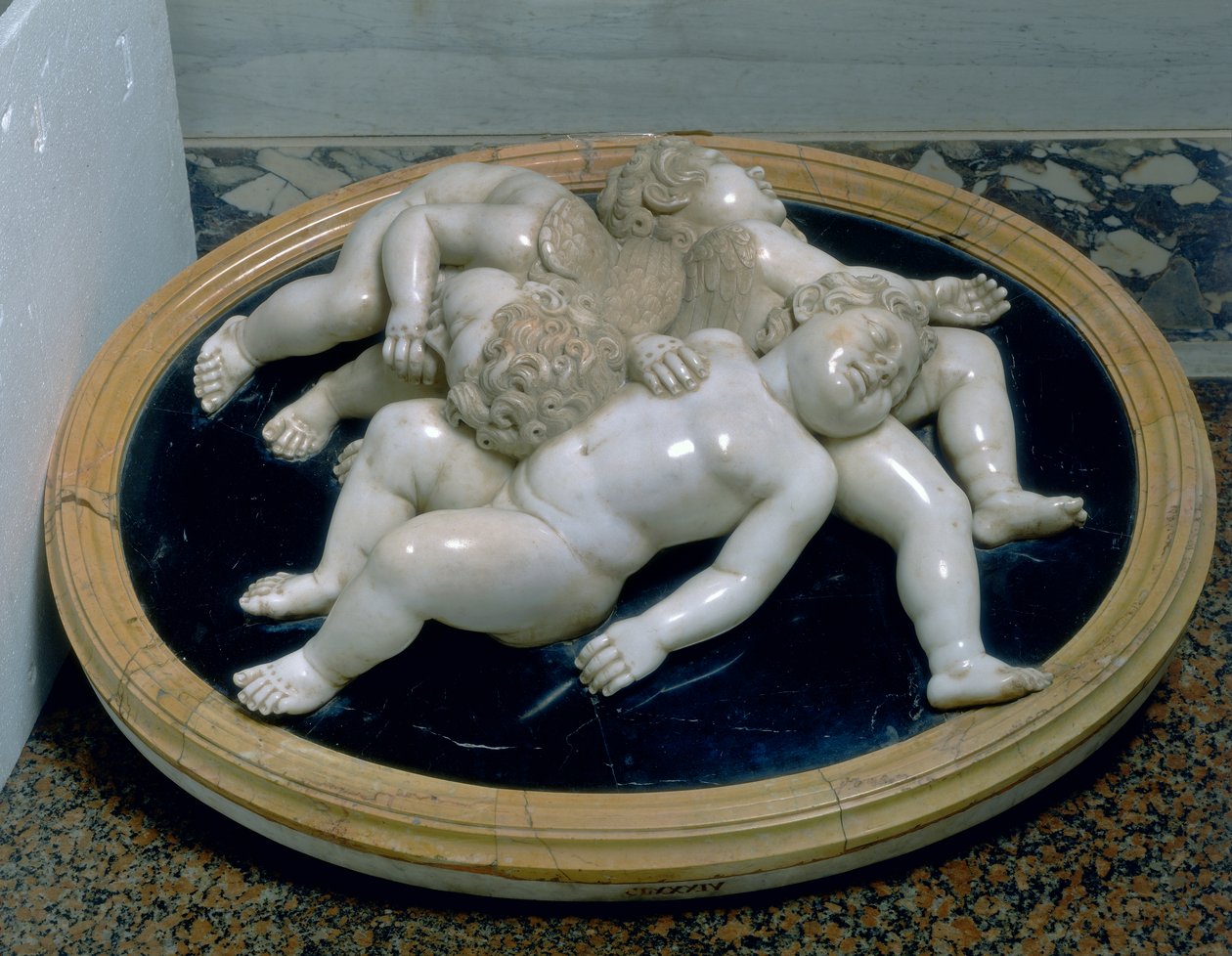 Trois putti endormis - Unknown artist