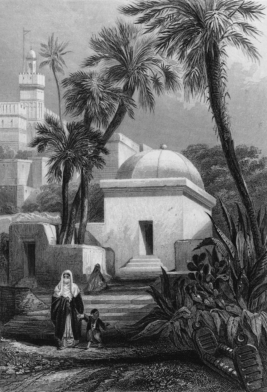 Tombes des habitants maures dans un cimetière d