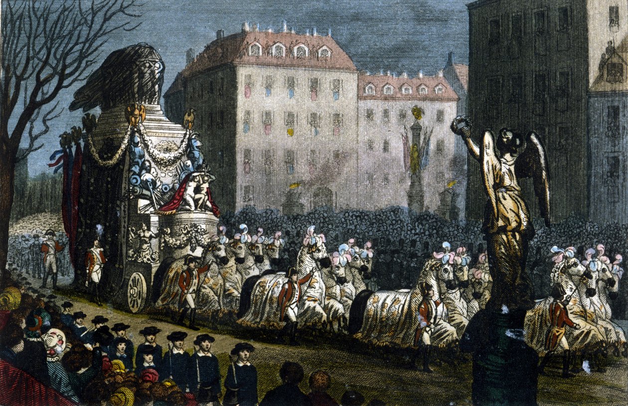 Transport des cendres de Napoléon Ier (1769-1821), à Courbevoie (Hauts-de-Seine), le 15 décembre - Unknown artist