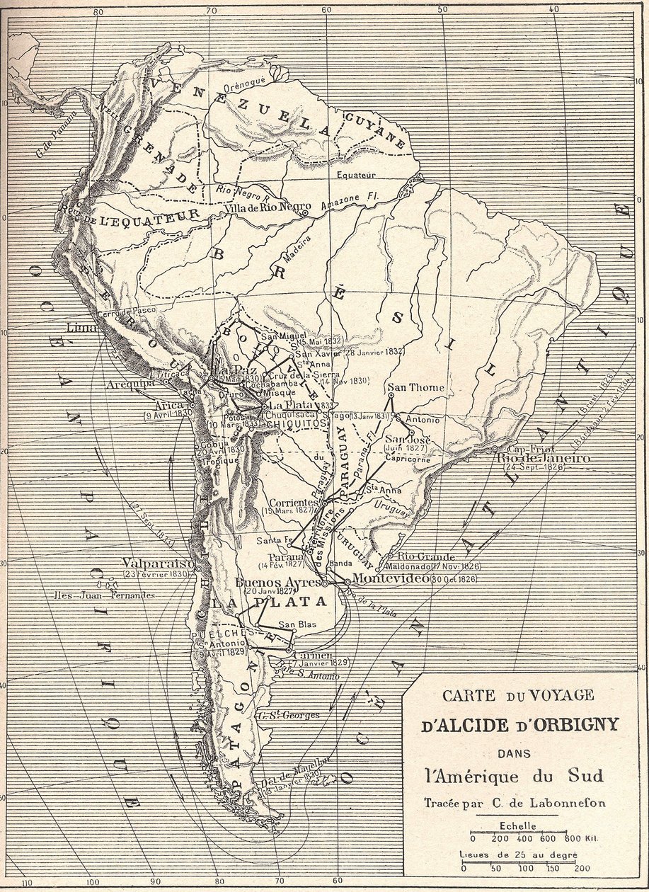 Carte de voyage d