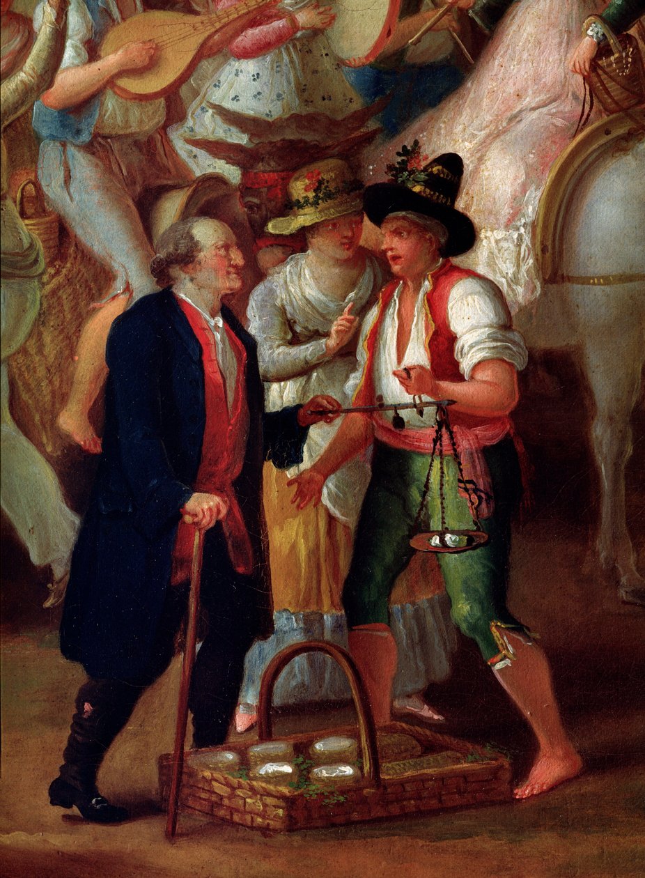Vendeur ambulant de mozzarellas - Unknown artist