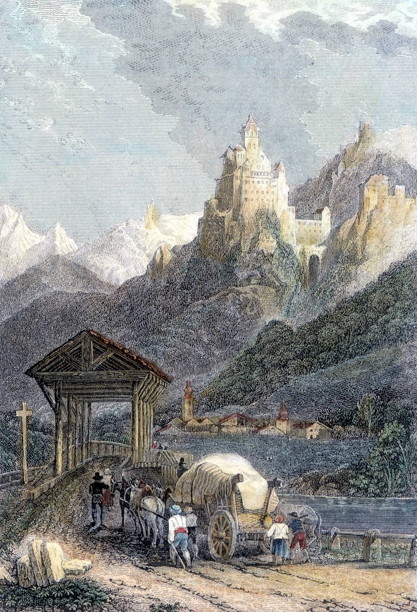 Château de Trostburg au Tyrol - Unknown artist