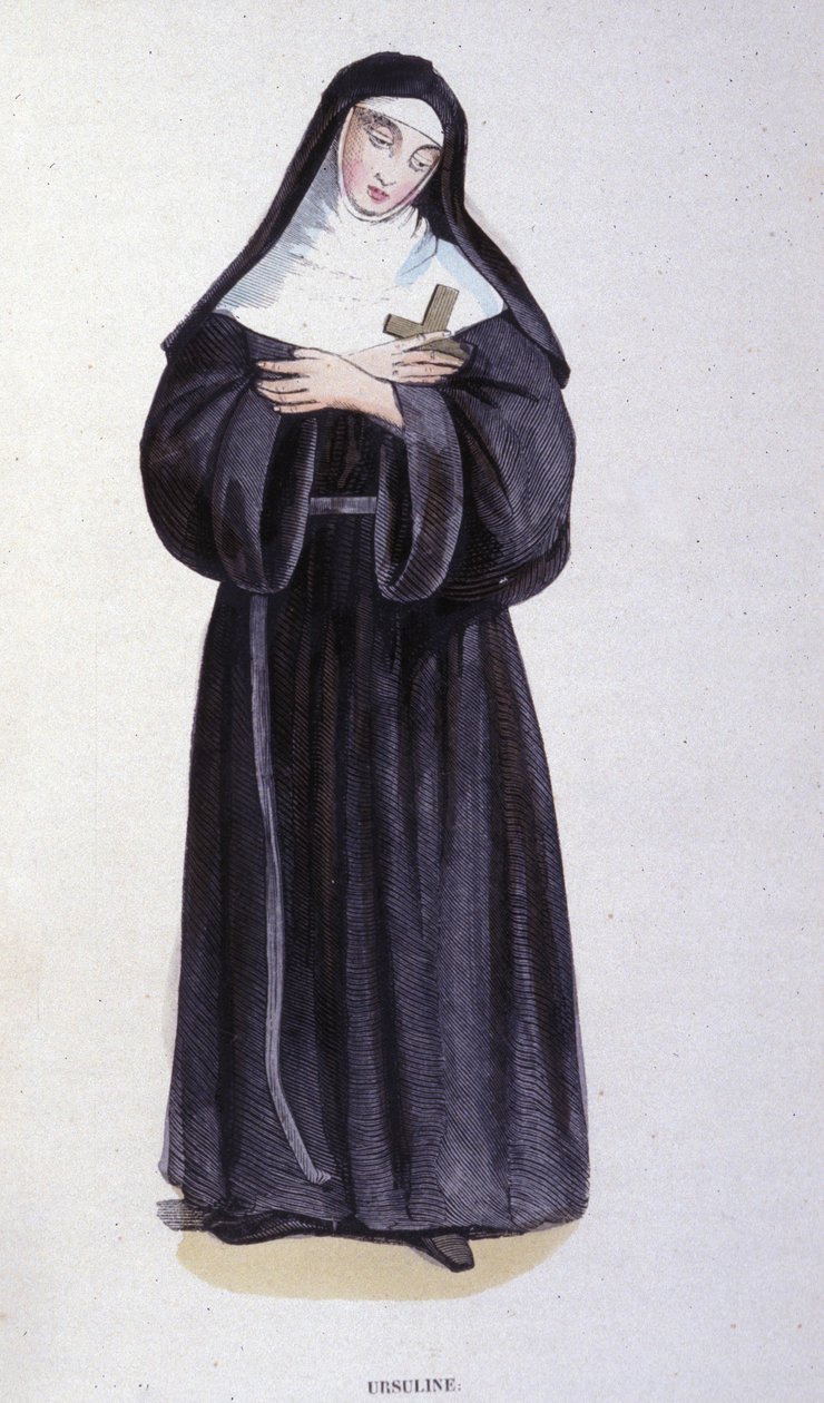 Ursuline. Gravure d