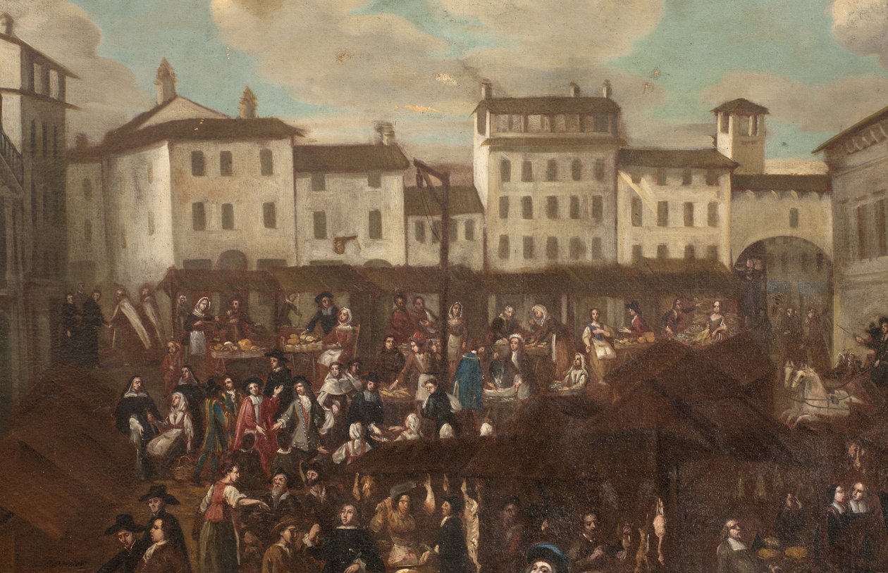 Vue du Grand Marche Verziere à Milan - Unknown Artist
