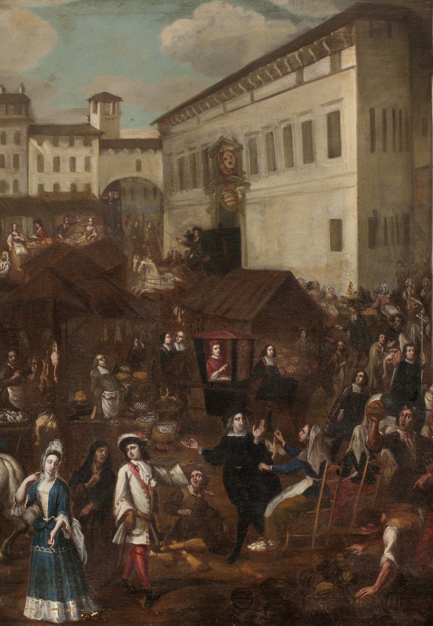 Vue du Grand Marche Verziere à Milan - Unknown Artist