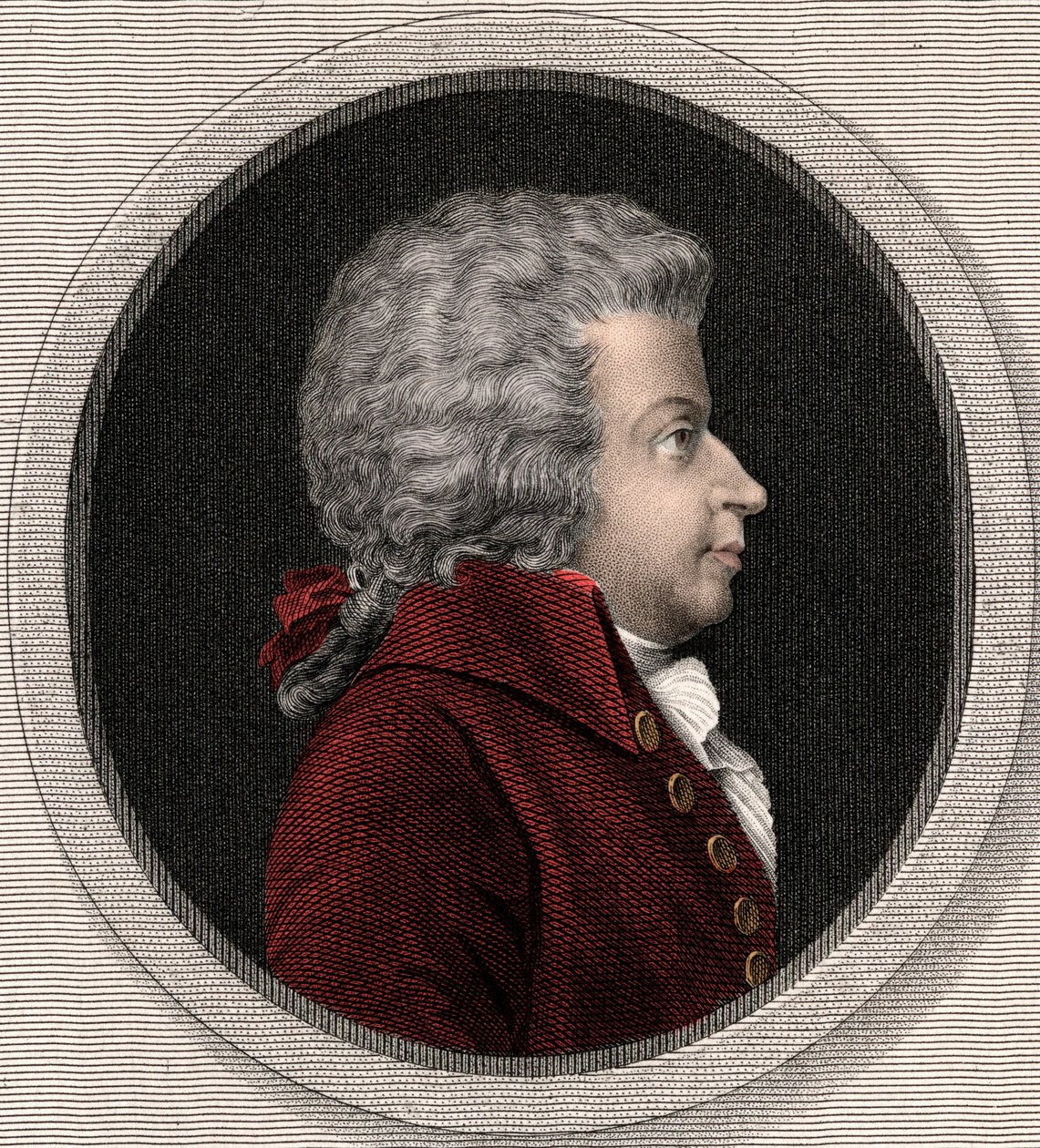 Wolfgang Amadeus Mozart 1756-1791 - gravure - 19e siècle - Unknown artist