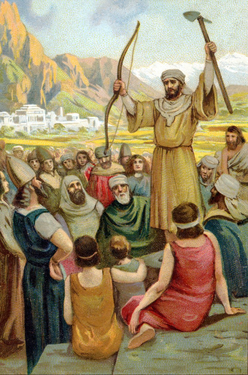 Zarathoustra enseignant la meilleure façon de travailler - Unknown artist